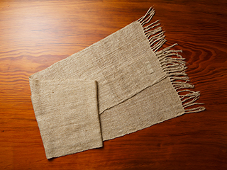 インドシルク手織りマフラー